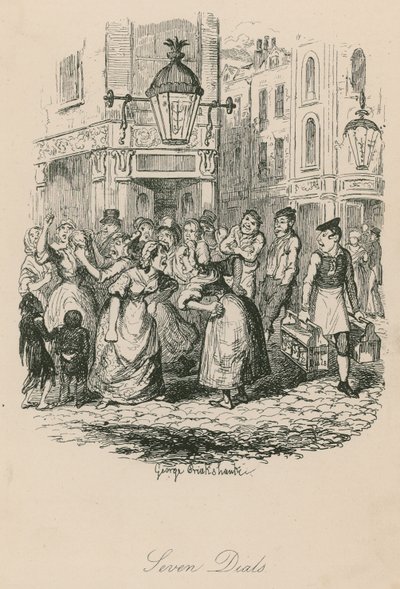 Seven Dials, Londres - George Cruikshank